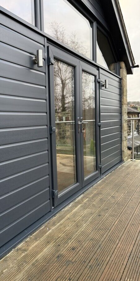 French balcony French doors uPVC balcony
